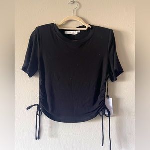 ASTR the Label • small • Black side tie top​​​​